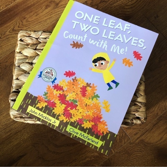 One Leaf, Two Leaves, Count with Me! Children’s paperback book - Picture 1 of 5